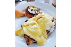 Eggs Benedict at Centre Street Bistro