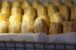 Fresh donuts at Nantucket Bake Shop at 17 Orange St.