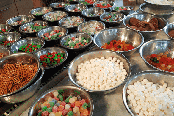 Nantucket Gingerbread House candy
