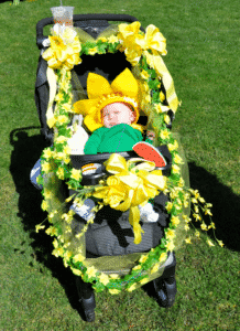 Baby in Nantucket Daffodil Festival Parade