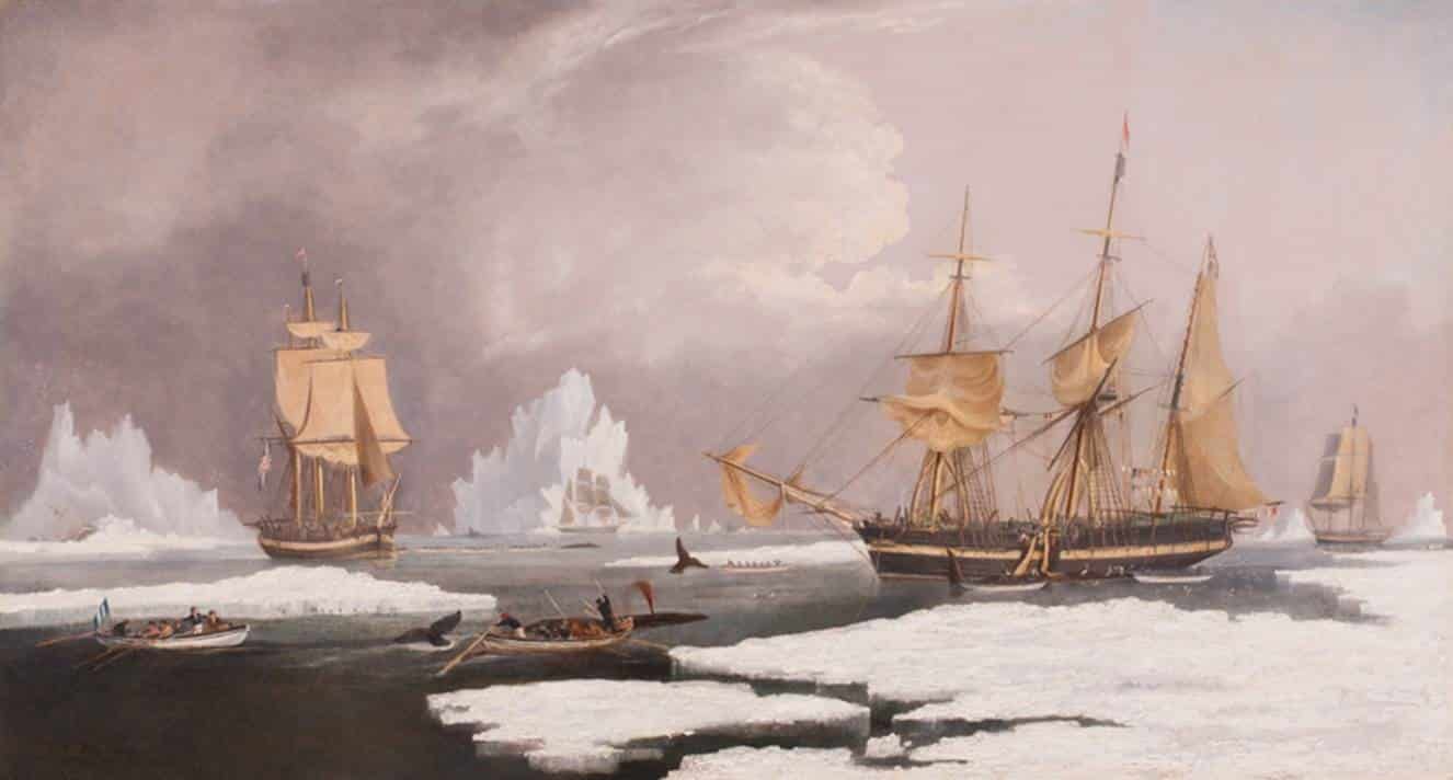 Huggins Painting of Nantucket History