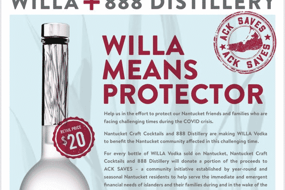 Cisco Brewers Willa Vodka Nantucket